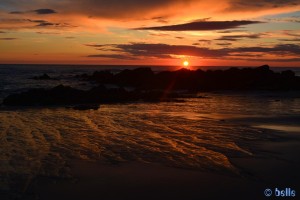 Sunset at Rio Cabanes - Praia de Afife – Portugal