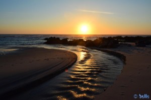 Sunset at Rio Cabanas - Praia de Afife – Portugal