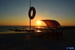 Sunset at Rio Cabanas - Praia de Afife – Portugal Guarded Beach
