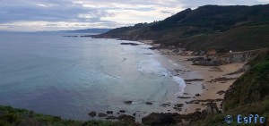 Parking at Praia de Rias - Bicerran, 15111 Malpica de Bergantiños, La Coruña, Spanien – July 2015