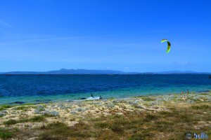 Kiter at Playa las Pipas - Reboredo - Unnamed Rd, 36988 O Grove, Pontevedra, Spanien