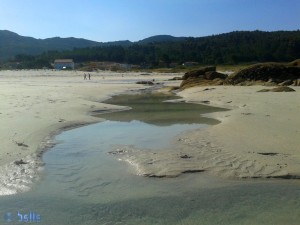 Little River of Praia de Carnota