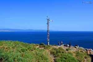 Cabo Finisterre mit der italienischen Flagge :o