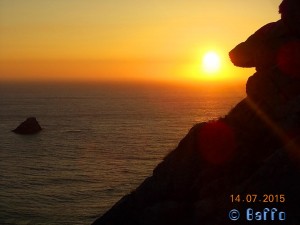 Sunset at Cabo Finisterre