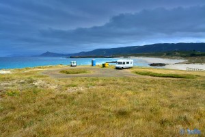 Parking at Playa de Santa Comba - Prioiro, 223, Ferrol, La Coruña, Spanien – July 2015