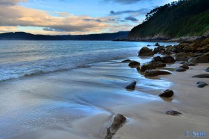 Ein Bild vom gestrigen Abend-Spaziergang – Praia de Bares – Spain