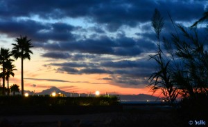 Sunset at Platja L'Almadrava