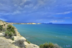 Fabelhafte Aussicht nach Playa de las Palmeras und Playa la Carolina