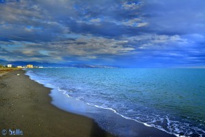 Playa de Campo de Golf - Málaga – Spain – View to Málaga