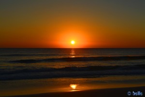 Sunset at Playa de los Lances Norte - N-340, 11380 Tarifa, Cádiz, Spanien