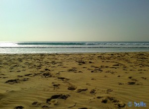 ...da wagt sich noch jemand ausser mir ins Wasser! Playa de los Lances Norte - Tarifa – Spain
