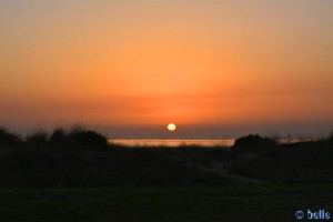 Sunset at Playa de los Lances Norte - N-340, 11380 Tarifa, Cádiz, Spanien – 18:06 Uhr!