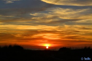 Sunset at Playa de los Lances Norte - Tarifa – Spain – 18:08:18 pm