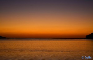 Sonnenrot an der Lagune Merja Zerga - Moulay Bousselham – Marocco – 17:39:30 pm