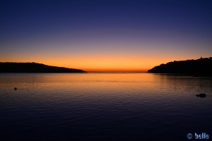 Sonnenrot an der Lagune Merja Zerga - Moulay Bousselham – Marocco – 17:39:45 pm