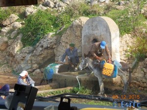 Natürlicher Brunnen - Lalla-Fatna - R301, Marokko (busy)