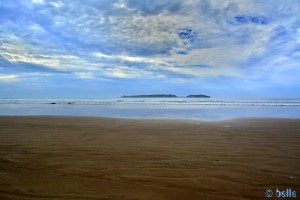 Plage d'Essaouira - Marocco (im Hintergrund I. de Mogador)