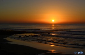 Sunset in Imsouane, Marokko