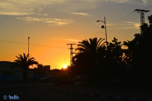 Sunnenuntergang kurz hinter Agadir – N1 – Marokko