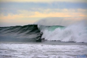 Strong Waves at the Coast near Sidi Boulfdail - Marokko