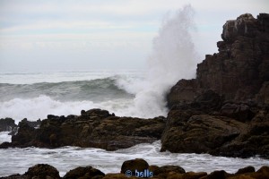 Strong Waves at the Coast near Sidi Boulfdail - Marokko