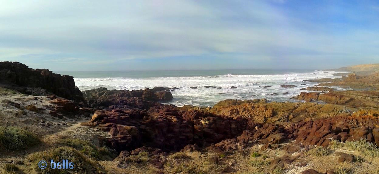 Panorama at the Coast of Sidi Boulfdail - Marokko