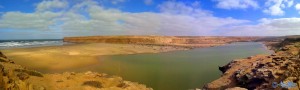 Oued ez Zehar – Akhfennir (Panorama-Bild mit dem SmartPhone)