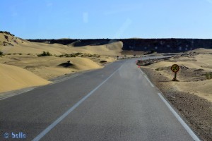 On the Road - N1 - between Akhfennir and Tarfaya – Marokko