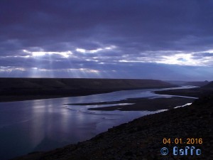 Oued Drâa – Marokko – aufgenommen um 08:40 Uhr von Baffo