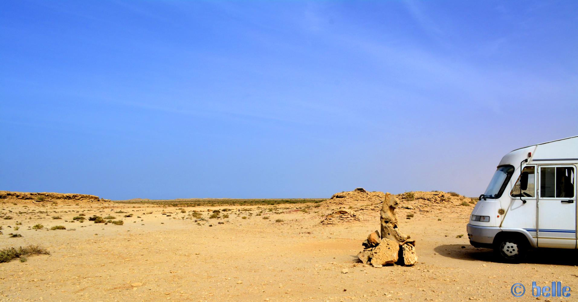On the Road near Kap Barbas - Marokko