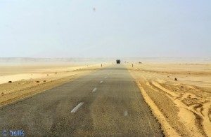 ...auch hier pustet es noch gewaltig - Sandstorm - Dakhla – Marokko