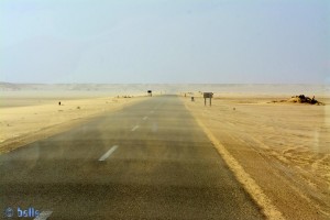 ...auch hier pustet es noch gewaltig - Sandstorm - Dakhla – Marokko