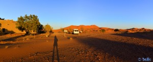 Parking in the Camping la Tradition - Merzouga - Erg Chebbi – Marokko