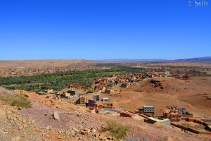 Panorama vor Gorges du Todra - R703, Marokko