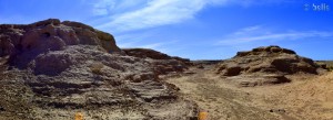 Skurrile Lehm-Landschaft in Skoura - Marokko