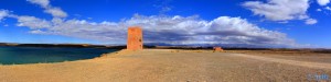 Dicke fette Wolkenwand von Norden - Barrage Al Mansour Ad Dahbi – Marokko