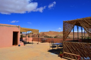 Dachterrasse des Hotels Nouflla - Aït Ben Haddou – Marokko