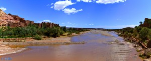 Aussicht von der Brücke - Aït Ben Haddou – Marokko