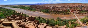 Aussischt von ganz oben - Aït Ben Haddou - Marokko
