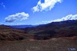 Kurz vor dem Pass Tizi-n-Tichka - N9 - Hoher Atlas - Marokko