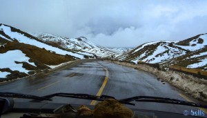 ...es wird dunkel! Kurz nach dem Pass Tizi-n-Tichka - N9 - Hoher Atlas - Marokko