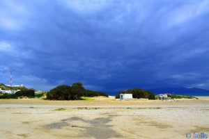 Dunkel kommt's von Spanien... Plage Dalia – Marokko