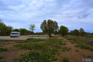 Parking in a Area Sosta - San Clemente - Cuenca – Castilla-La Mancha – Spain – April 2016