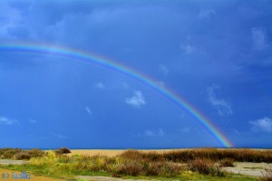Doppelter Regenbogen in Torrenostra – Spain