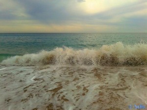 Waves at the Beach of L'Hospitalet de l'Infant – Spain