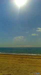 ...super sonnig am Platja L'Hospitalet de l'Infant – Spain