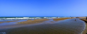 Blick zu Valencia mal von der anderen Seite - Platja Alboraya – Spain