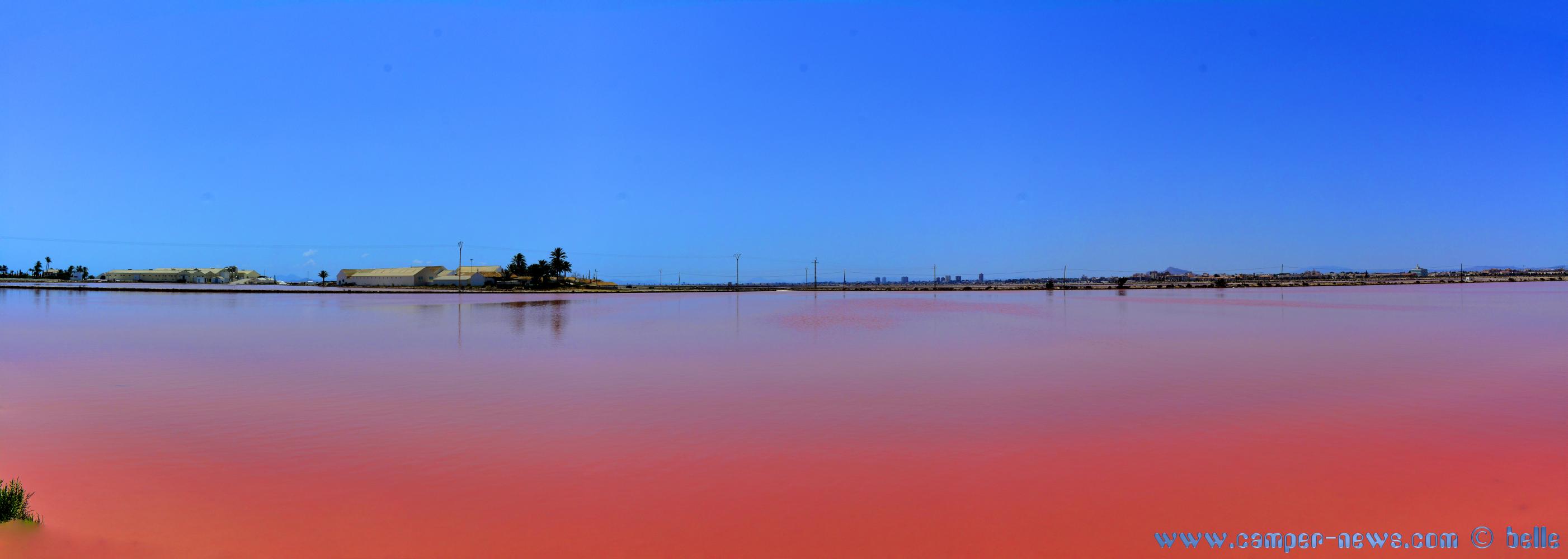 Salinas with red Water - San Pedro del Pinatar – Spain