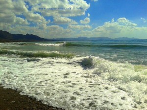 Waves at Playa de Cobaticas – Spain