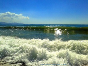 Waves at Playa de Cobaticas – Spain